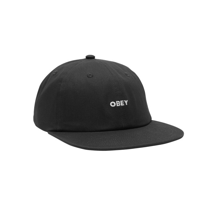 кепка bold twill 6 panel strapback OB100580302BLK фотография