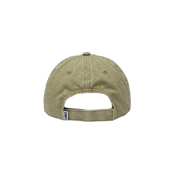 кепка icon eyes pigment 6 panel velcro back от бренда obey вид слева