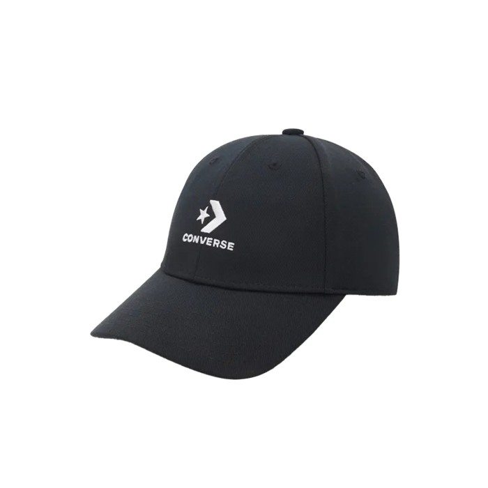 кепка logo lock-up baseball hat от бренда converse вид слева