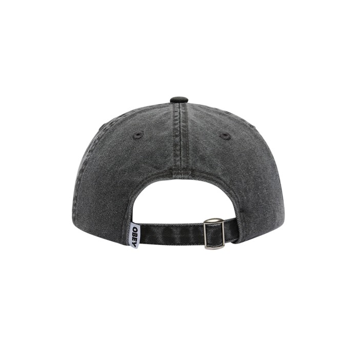 кепка pigment bold 6 panel strapback от бренда obey вид слева