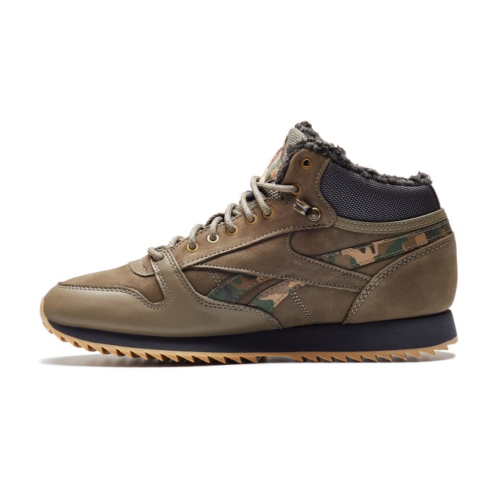 кроссовки classic leather mid - качественный продукт вид сбоку