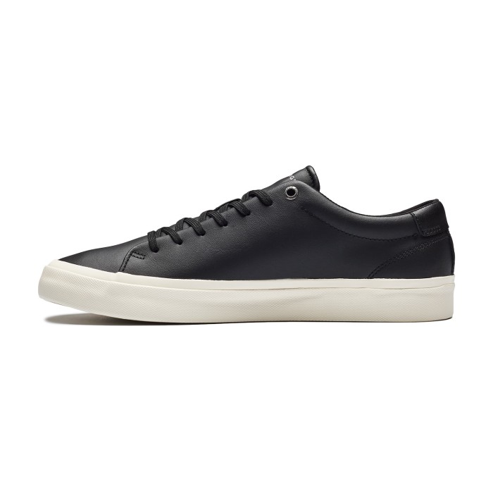 кроссовки flag accent leather sneaker из америки вид сбоку