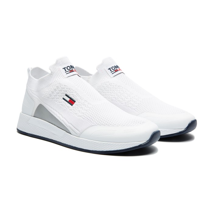 кроссовки flexi sock runner от бренда tommy jeans вид слева