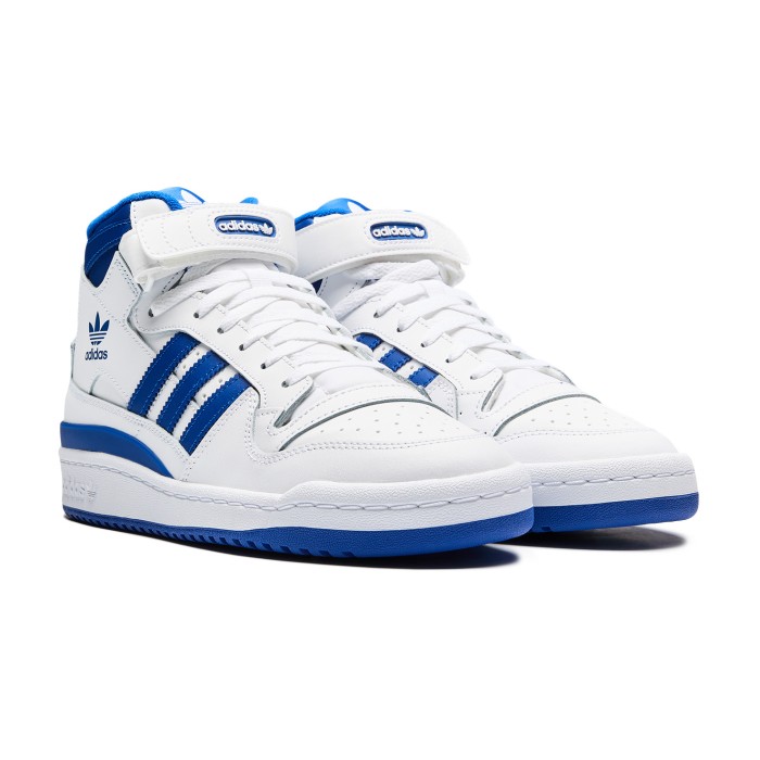 кроссовки forum mid от бренда adidas вид слева