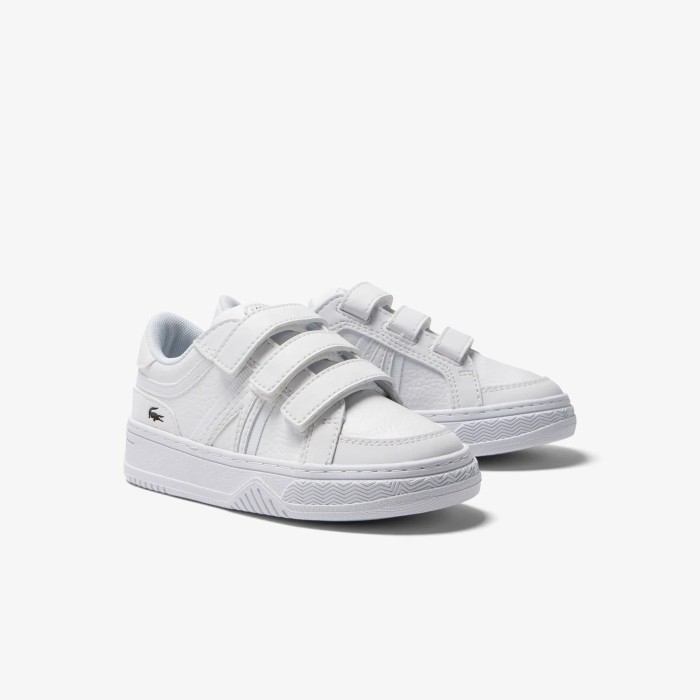 кроссовки l001 от бренда lacoste вид слева