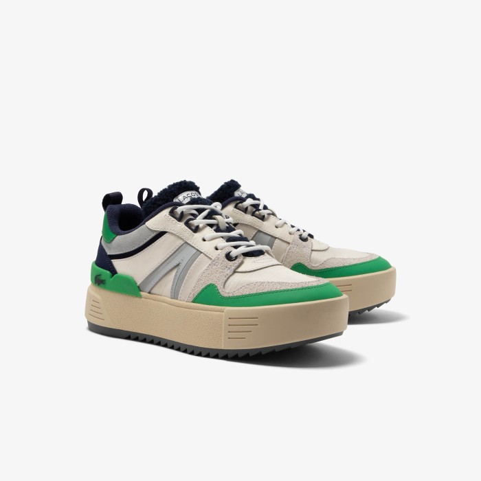 кроссовки l002 winterized от бренда lacoste вид слева