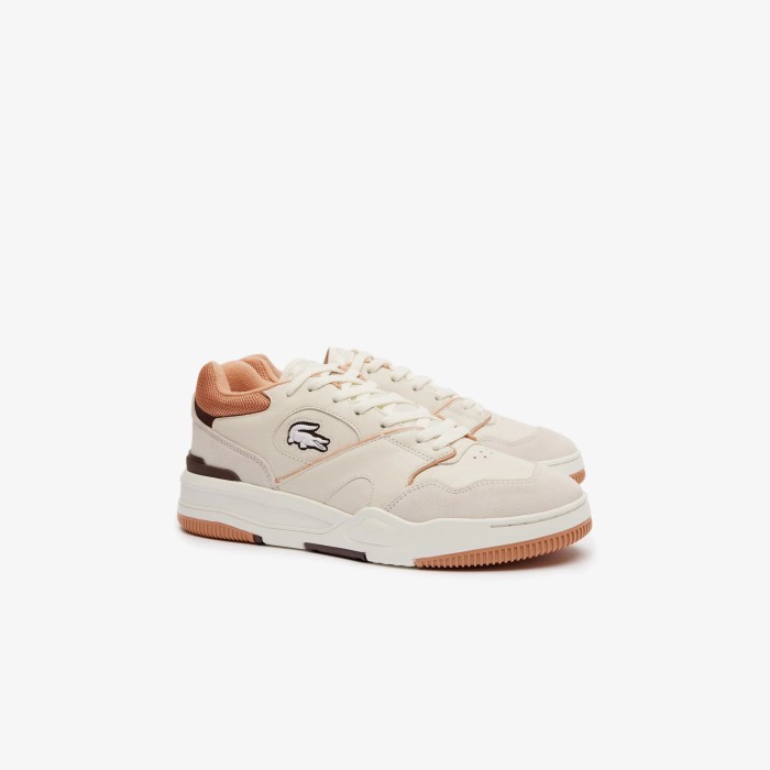 кроссовки lineshot от бренда lacoste вид слева