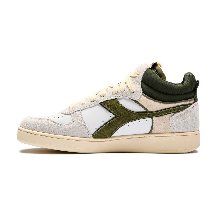 кроссовки magic basket demi cut suede leather - качественный продукт вид сбоку
