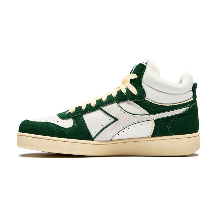 кроссовки magic basket demi cut suede leather - качественный продукт вид сбоку