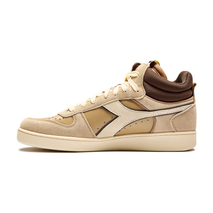 кроссовки magic basket demi cut suede leather - качественный продукт вид сбоку