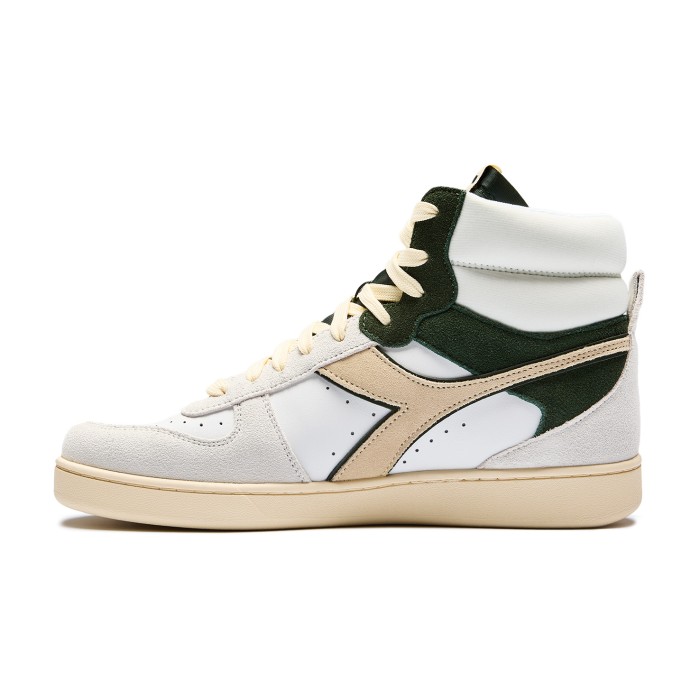 кроссовки magic basket mid suede - качественный продукт вид сбоку