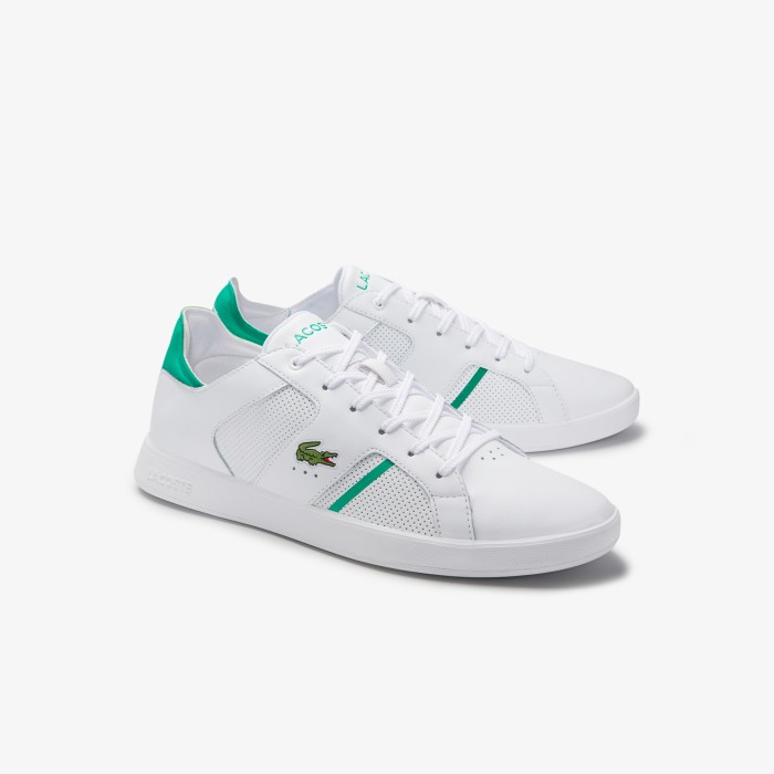 кроссовки novas от бренда lacoste вид слева