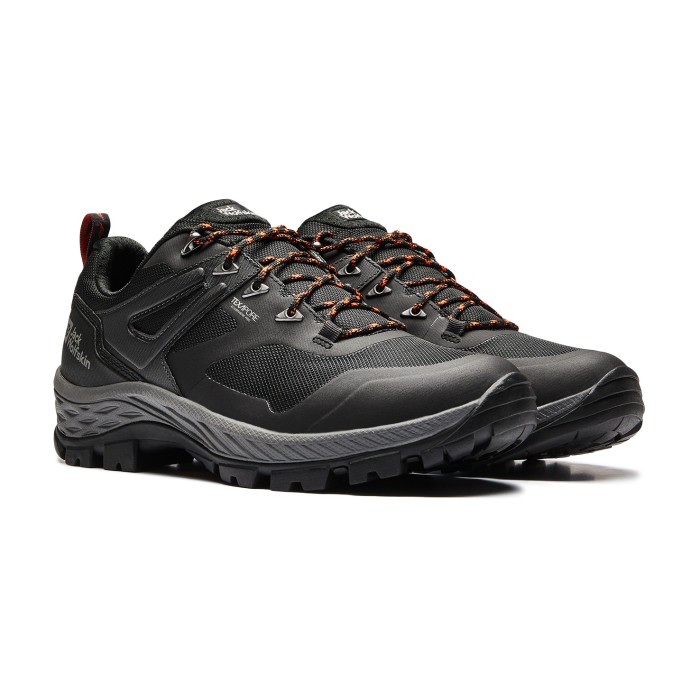 кроссовки rebellion guide texapore low от бренда jack wolfskin вид слева