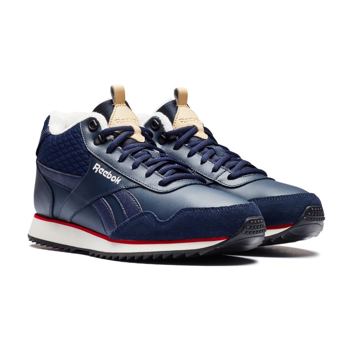 кроссовки reebok royal glide mid от известного бренда вид слева