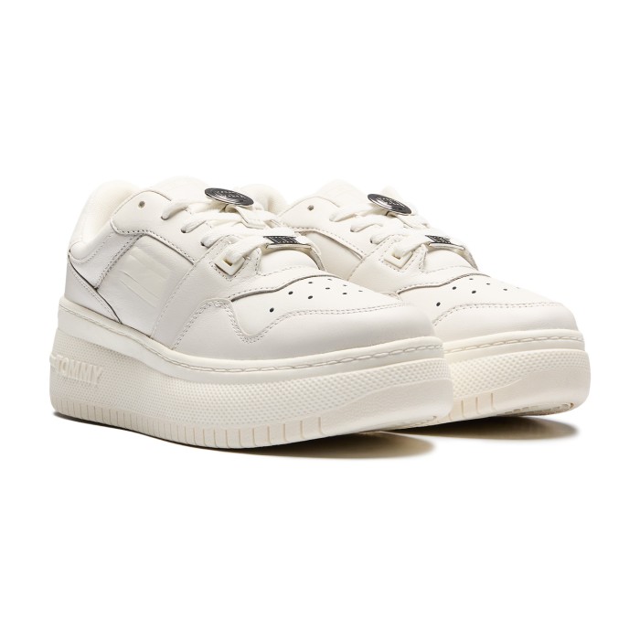 кроссовки retro basket fla от бренда tommy jeans вид слева