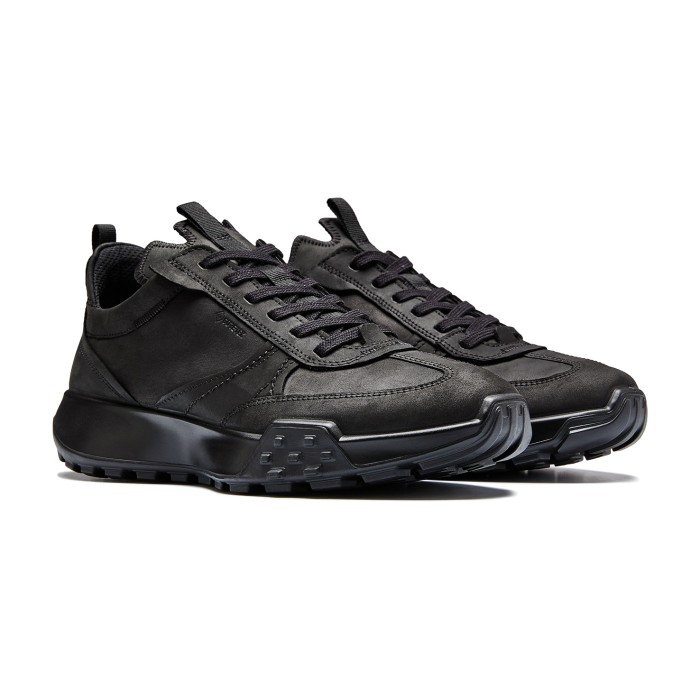 кроссовки retro sneaker от бренда ecco вид слева