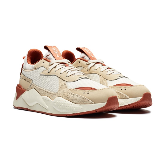 кроссовки rs-x suede alpine snow-apple cider от бренда puma вид слева
