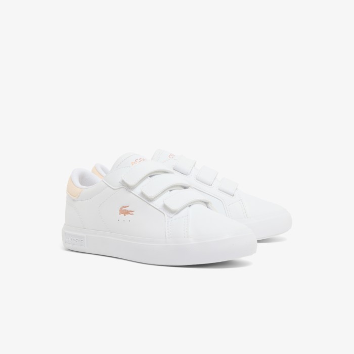кроссовки sneakers от бренда lacoste вид слева