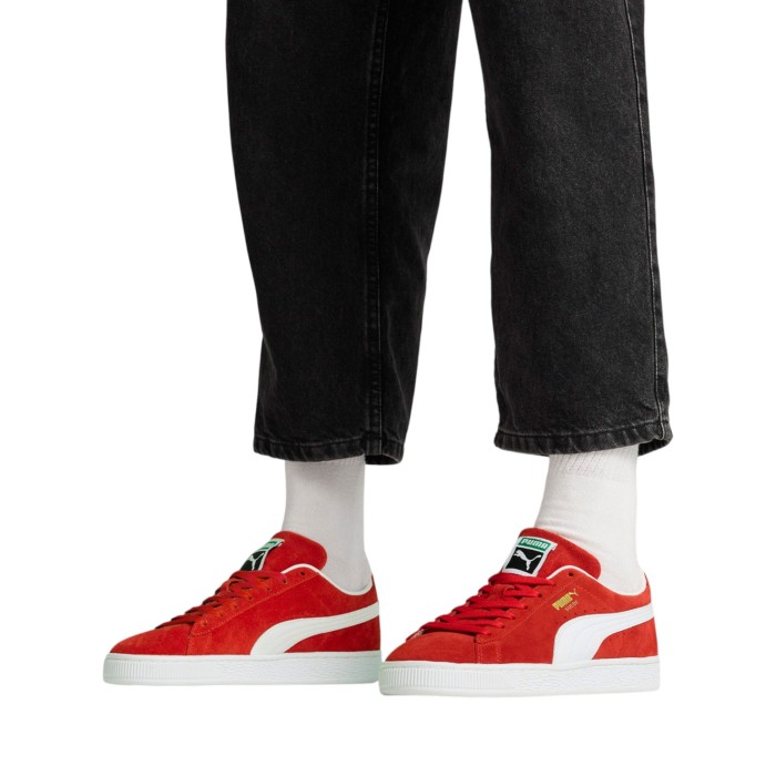 кроссовки suede classic из замши спереди