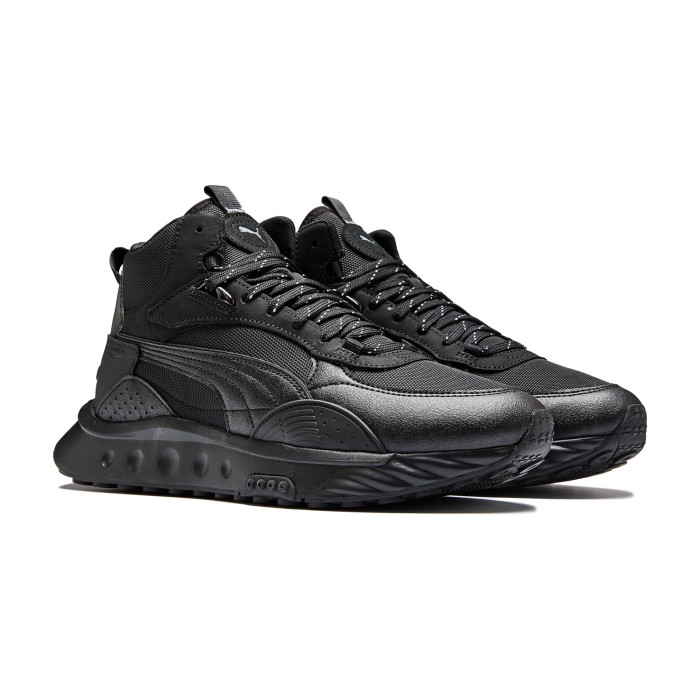 кроссовки wild rider mid core от бренда puma вид слева