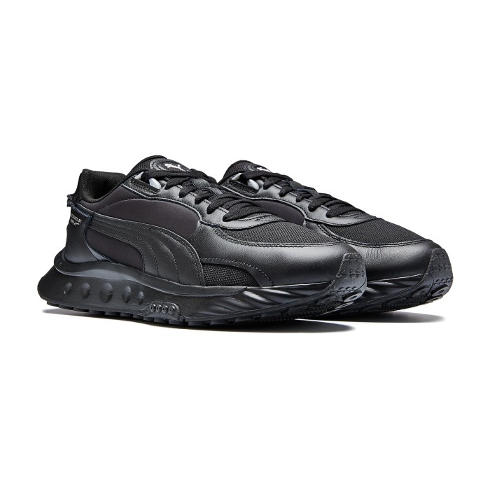 кроссовки wild rider route trainers от бренда puma вид слева