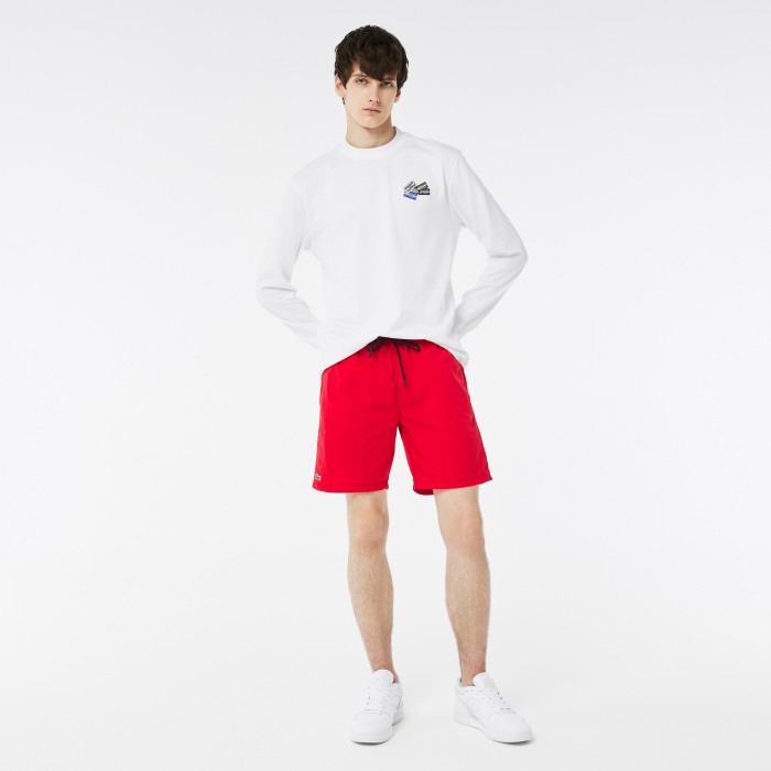 купальные шорты мужские купальные шорты lacoste MH023232K фотография