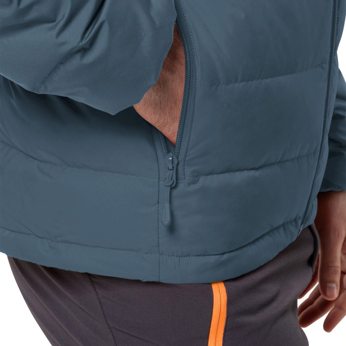 куртка ather down hoody - качественный продукт вид сбоку