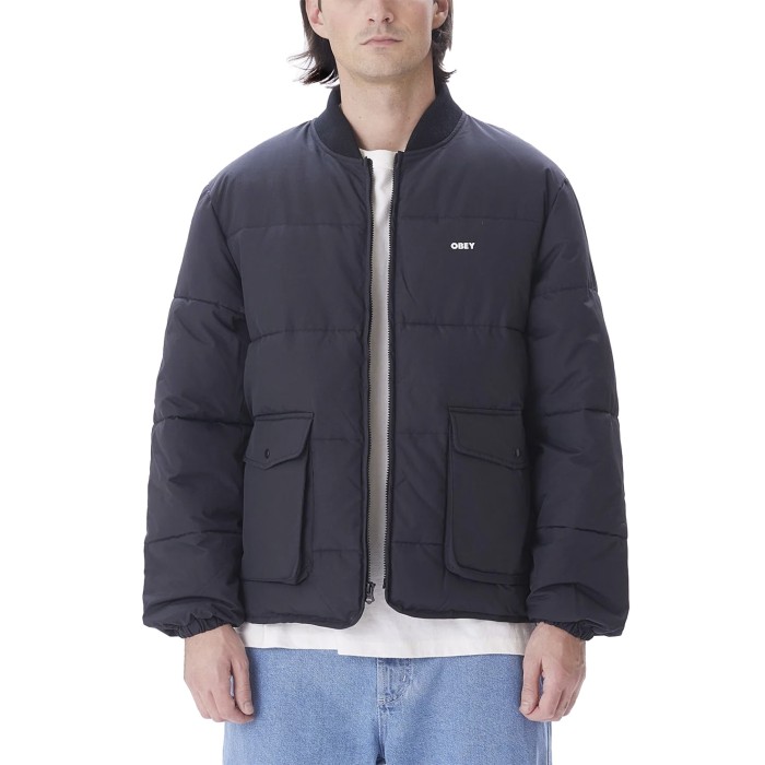куртка charlie jacket от бренда obey вид слева