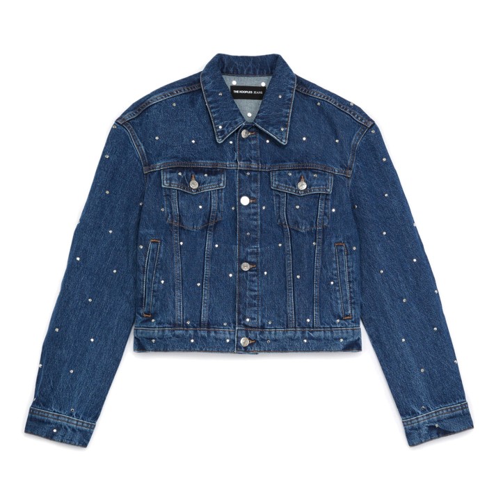 куртка джинсовка the kooples FBLO23000JBLU88 фотография