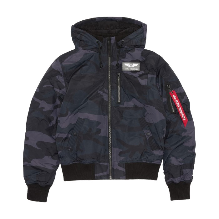 куртка hooded rib flight jacket AIMJH55500C1942 фотография