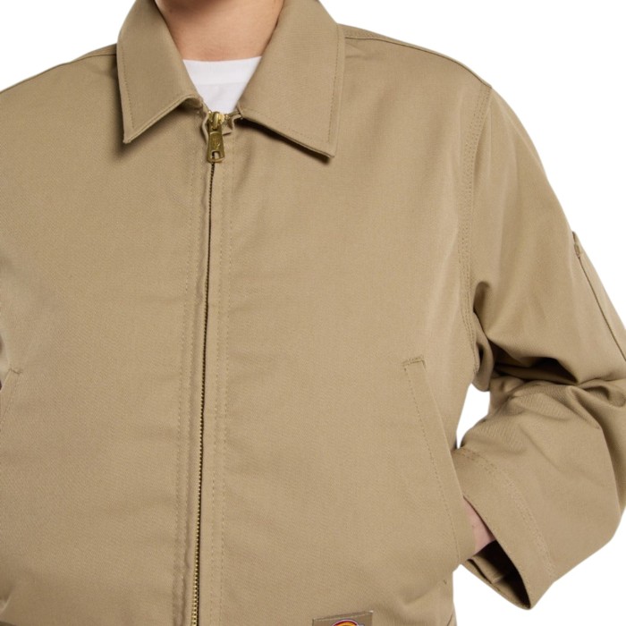 куртка lined eisenhower crop w rec от бренда dickies вид слева