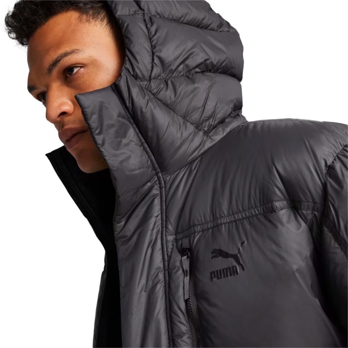 куртка long hooded down parka от бренда puma вид слева