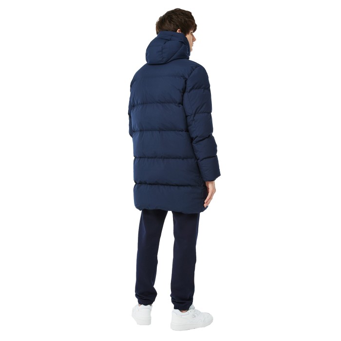 куртка long puffer от бренда lacoste вид слева