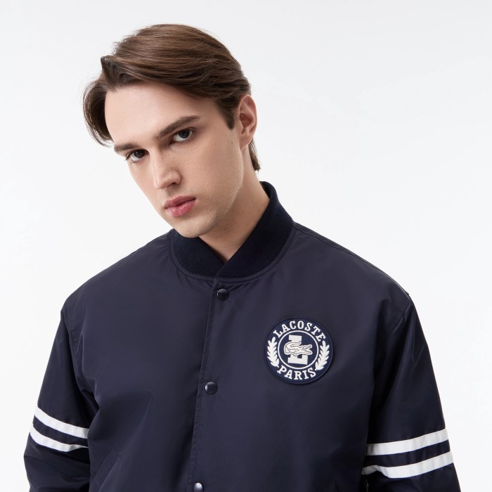 куртка мужская куртка-бомбер lacoste - качественный продукт вид сбоку