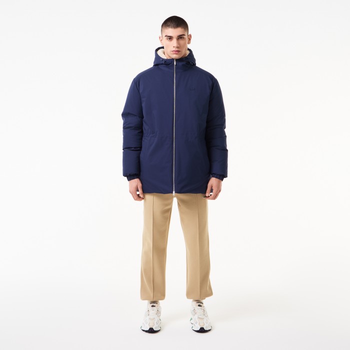 куртка мужская стеганая куртка lacoste из проверенных материалов спереди