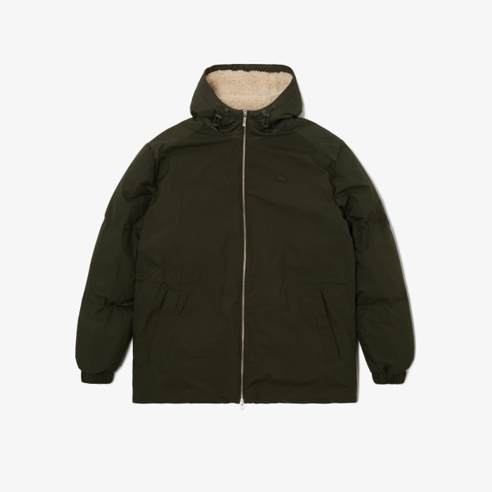 куртка мужская стеганая куртка lacoste из проверенных материалов спереди