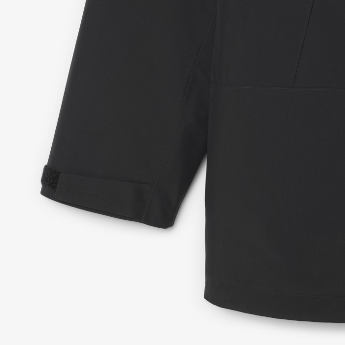куртка мужская универсальная водоотталкивающая стеганая парка lacoste из проверенных материалов спереди