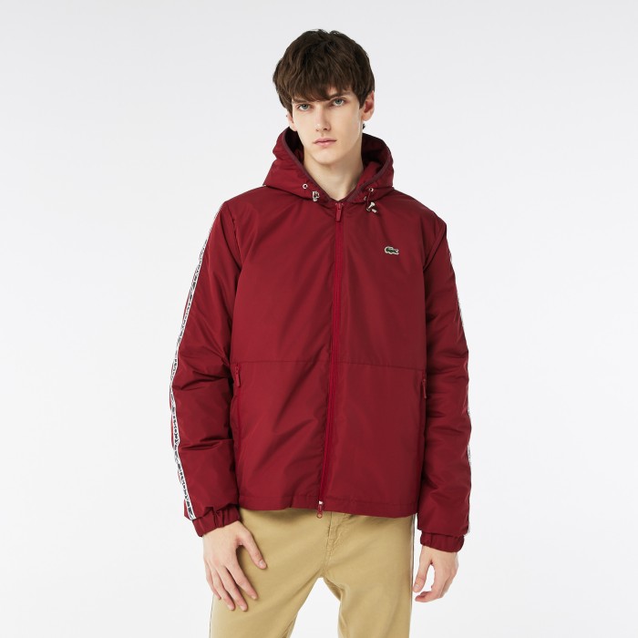 куртка мужская влагоотталкивающая куртка lacoste с капюшоном BH2338R38K фотография
