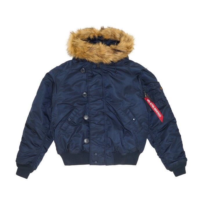 куртка n2b short waist parka от бренда alpha industries вид слева