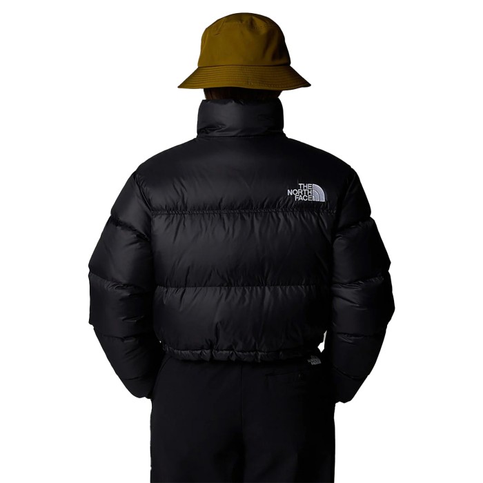 куртка nuptse short jacket от бренда the north face вид слева