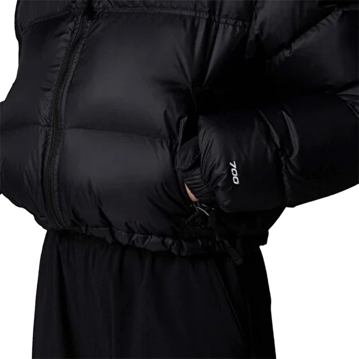 куртка nuptse short jacket из америки вид сбоку