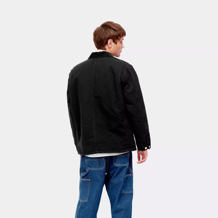 куртка og chore coat от бренда carhartt wip вид слева