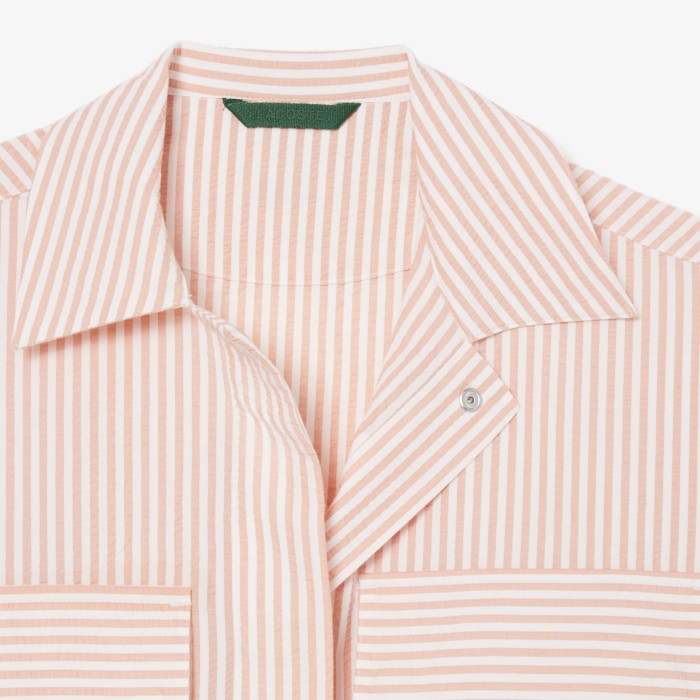 куртка outerwear от бренда lacoste вид слева