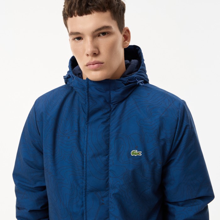 куртка parka от бренда lacoste вид слева