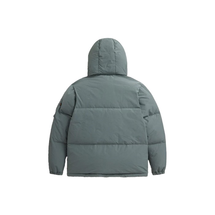 куртка puffer parka от бренда alpha industries вид слева