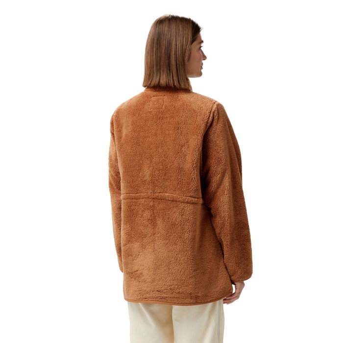 куртка sherpa teddy coat от известного бренда вид слева