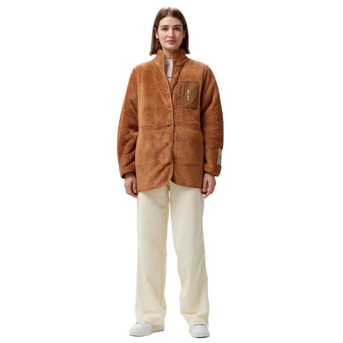 куртка sherpa teddy coat по цене 15990 руб вид справа
