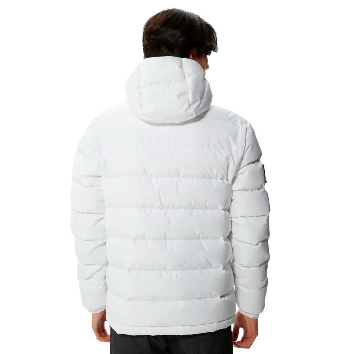 куртка short puffer от бренда lacoste вид слева