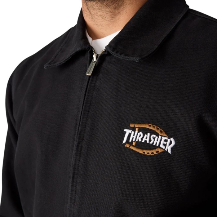 куртка thrasher x jacket - качественный продукт вид сбоку