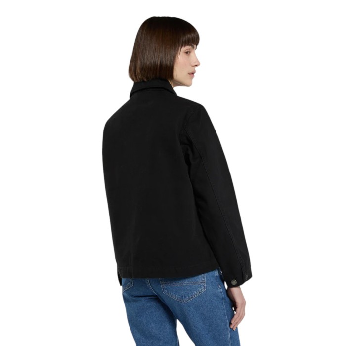 куртка unlined canvas chore jacket w от бренда dickies вид слева